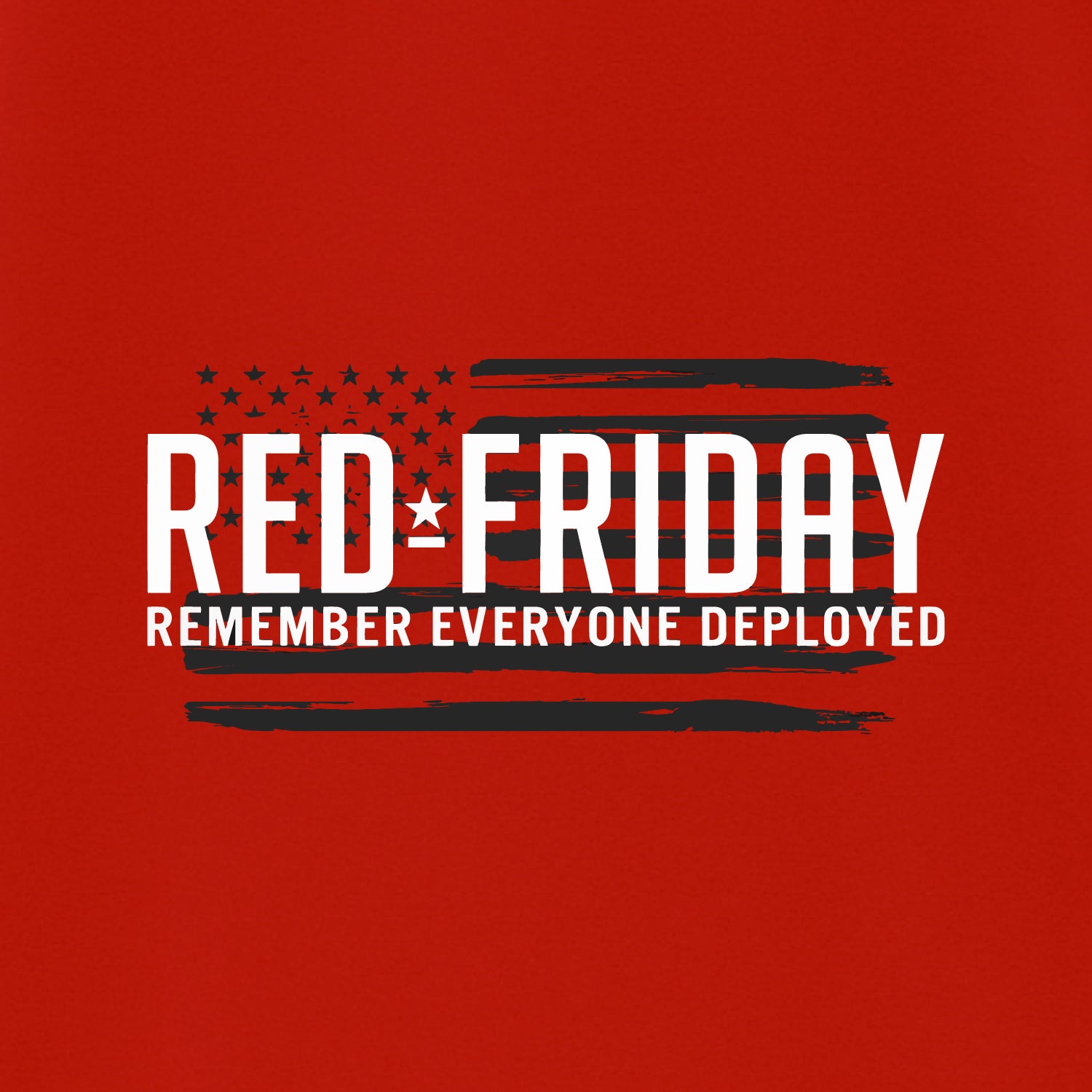 RED Friday Left Chest Full-Zip Hood (Red)