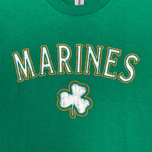 Load image into Gallery viewer, Marines Distressed Shamrock T-Shirt (Kelly Green)