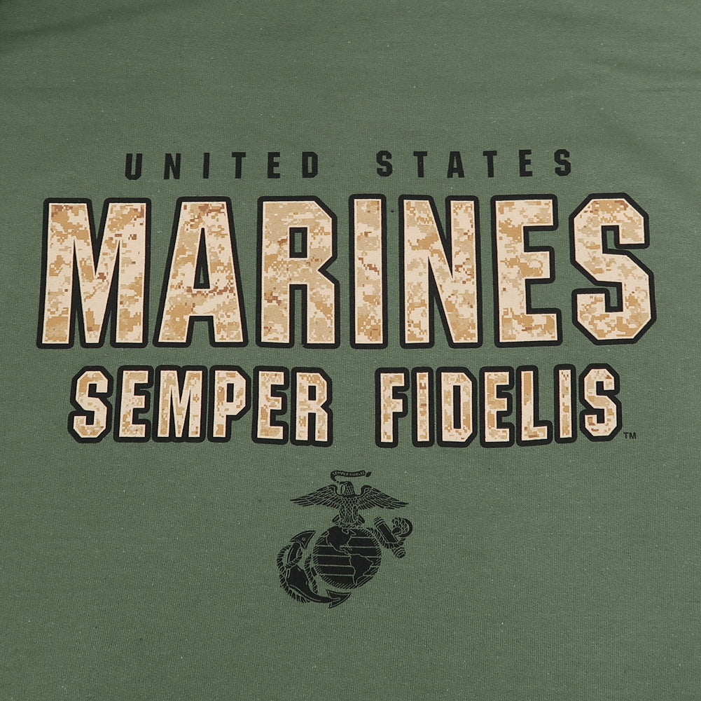 United States Marines Semper Fidelis Camo Hood (OD Green)