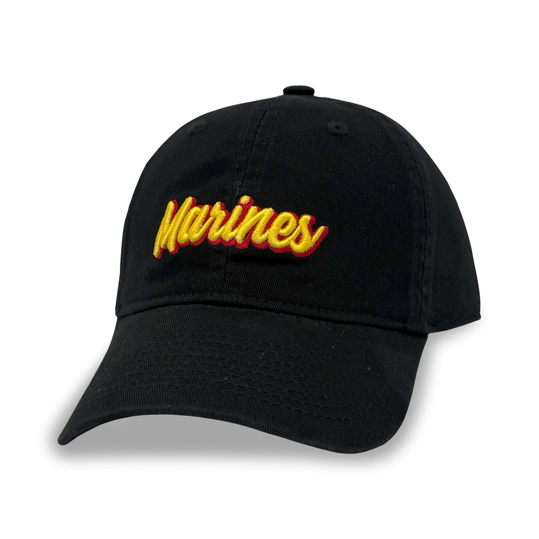 Marines Ladies Script Hat (Black)