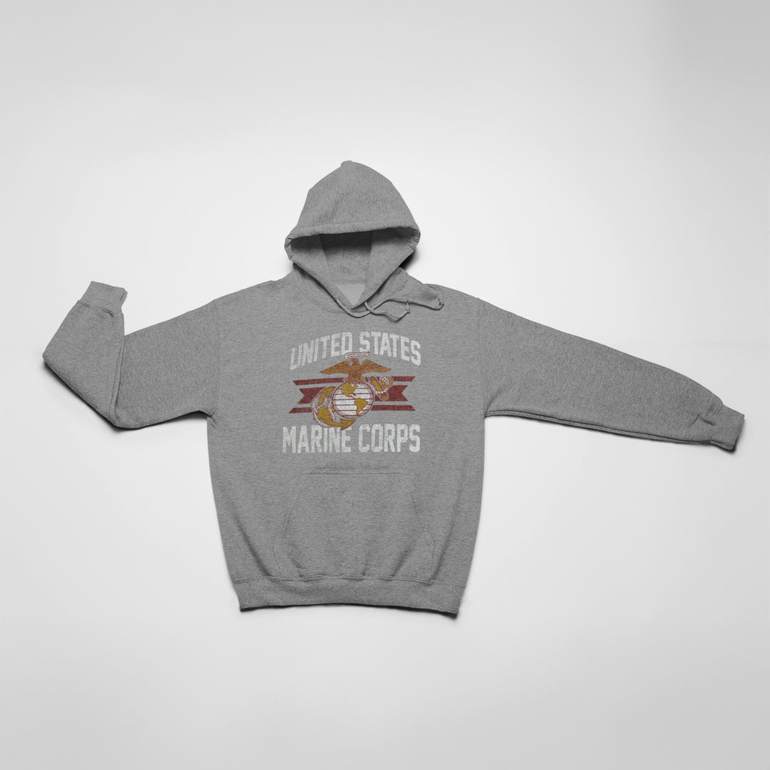 Marines Vintage Basic Hood (Grey)