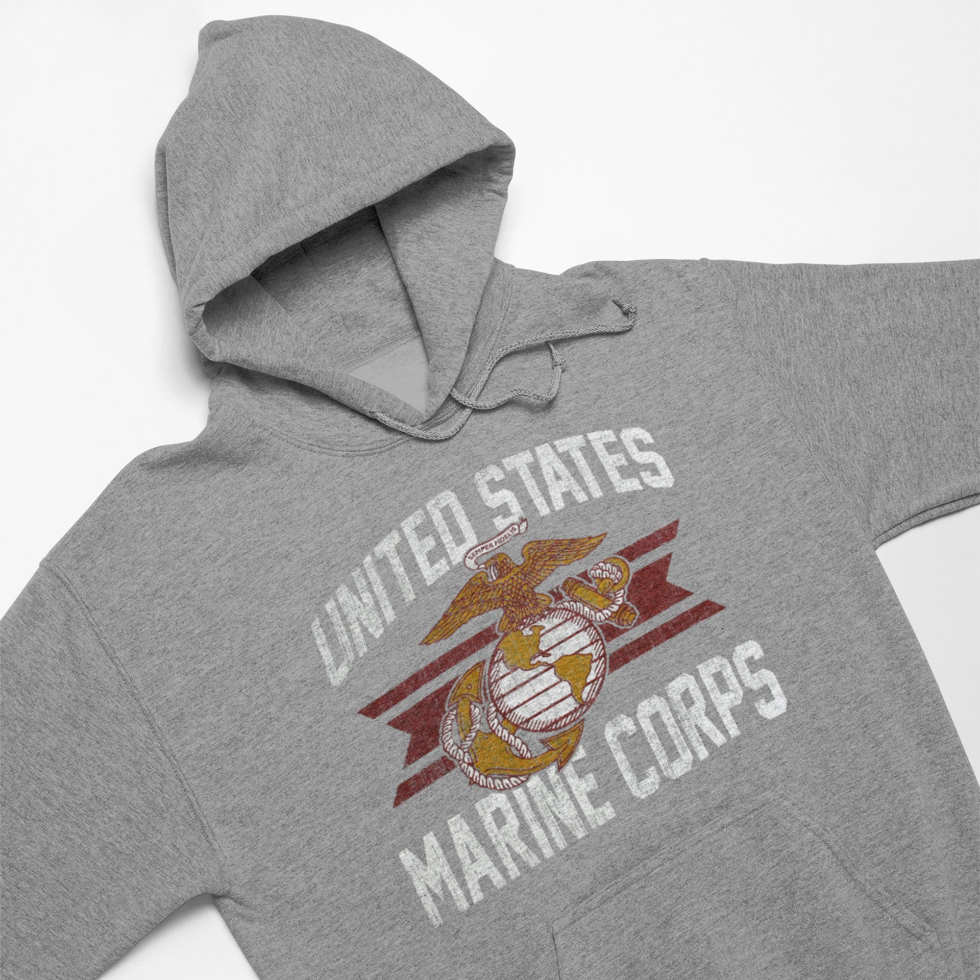 Marines Vintage Basic Hood (Grey)