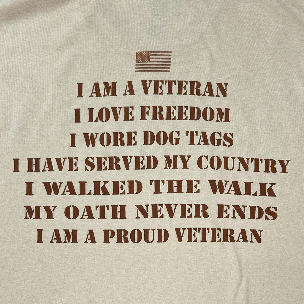 American Veteran I Served T-Shirt (Tan)