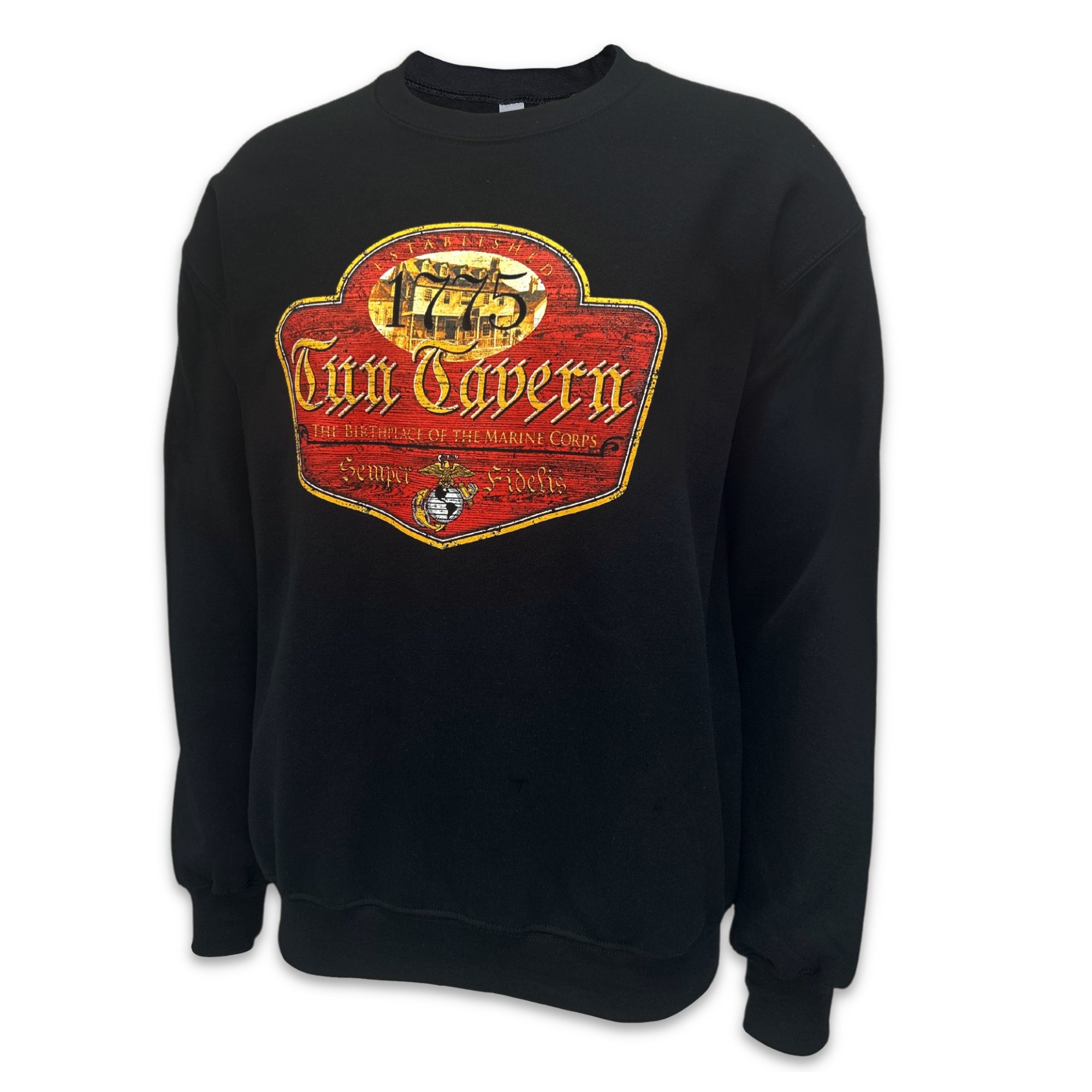 Tun Tavern Crewneck Sweatshirt (Black)