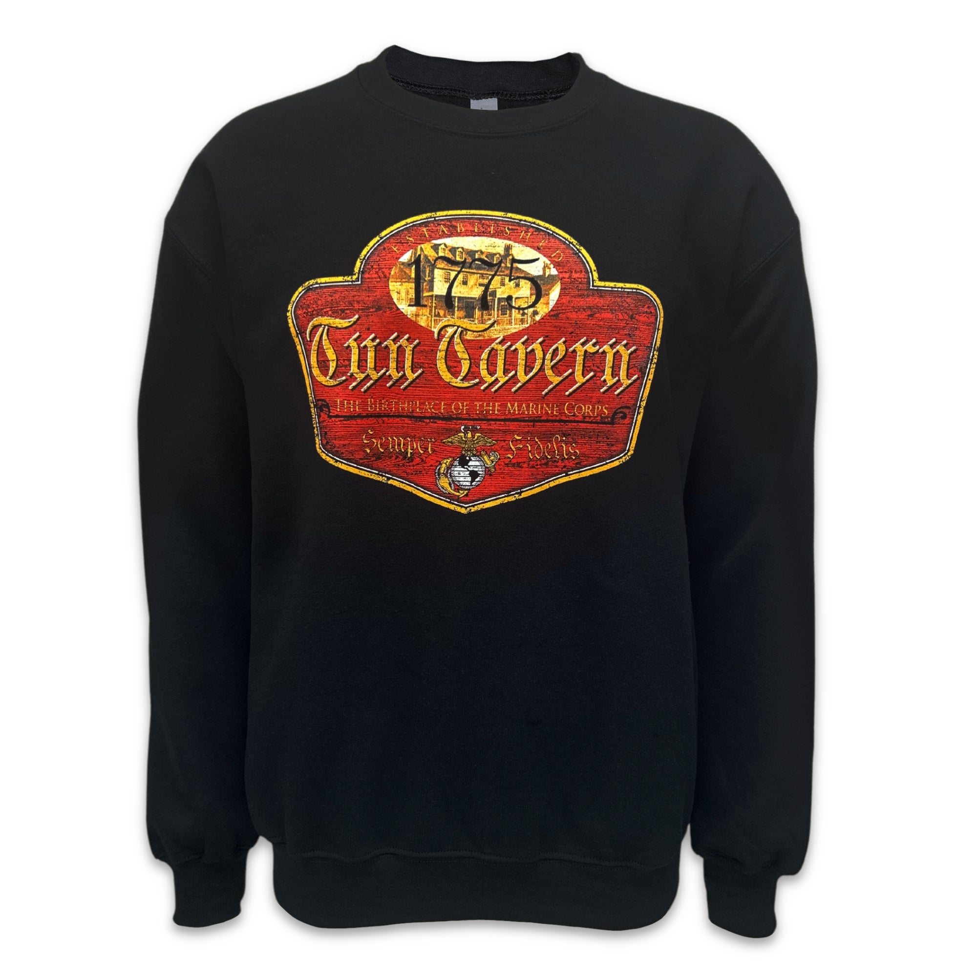 Tun Tavern Crewneck Sweatshirt (Black)