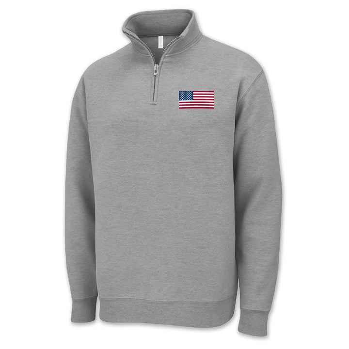 USA Flag Left Chest 1/4 Zip