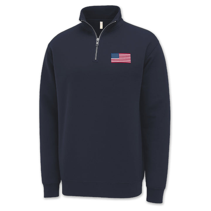 USA Flag Left Chest 1/4 Zip