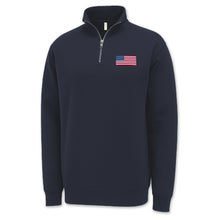 Load image into Gallery viewer, USA Flag Left Chest 1/4 Zip