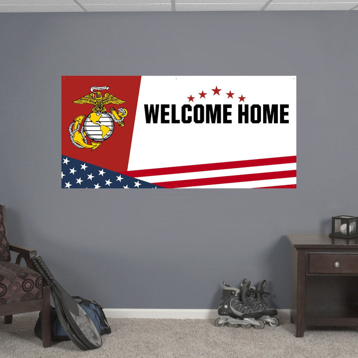 Marines Welcome Home Custom Sign (White)*