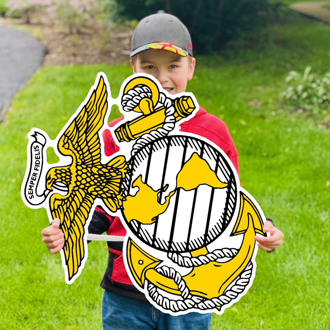 Marines EGA Lawn Sign*
