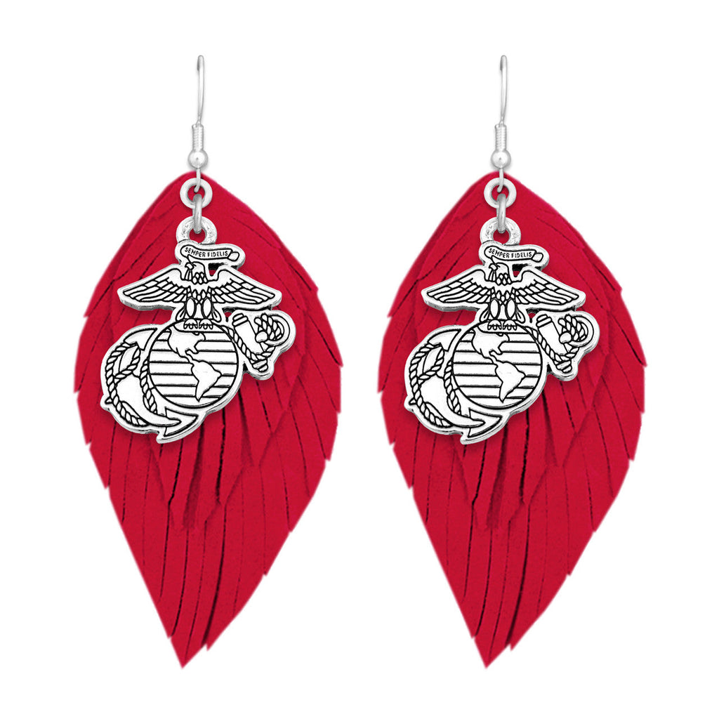 U.S. Marines Boho Earrings