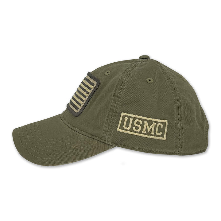 USMC Patch Flag Hat (Moss)