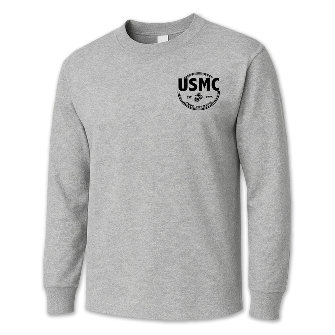 Marines Retired Long Sleeve T-Shirt