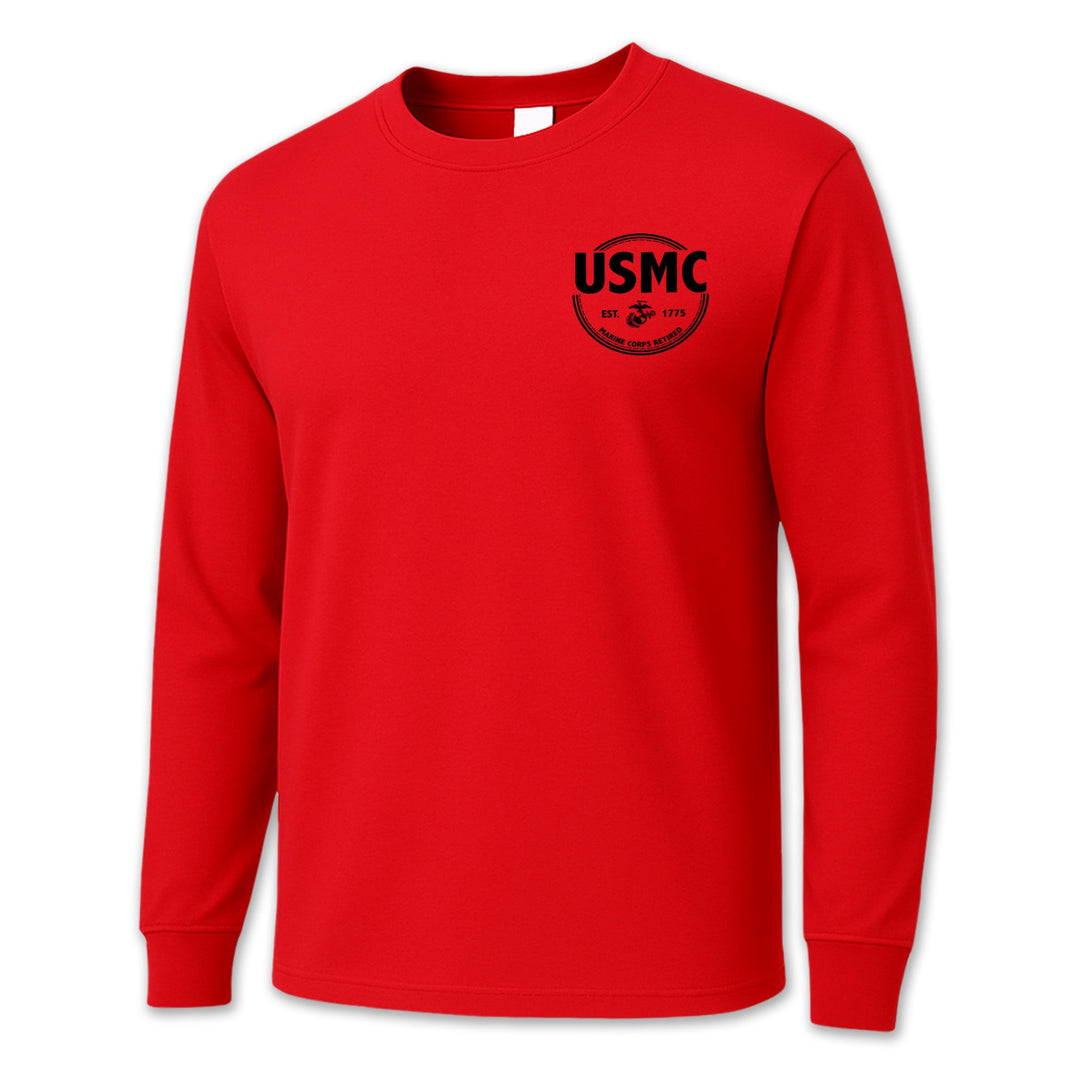 Marines Retired Long Sleeve T-Shirt
