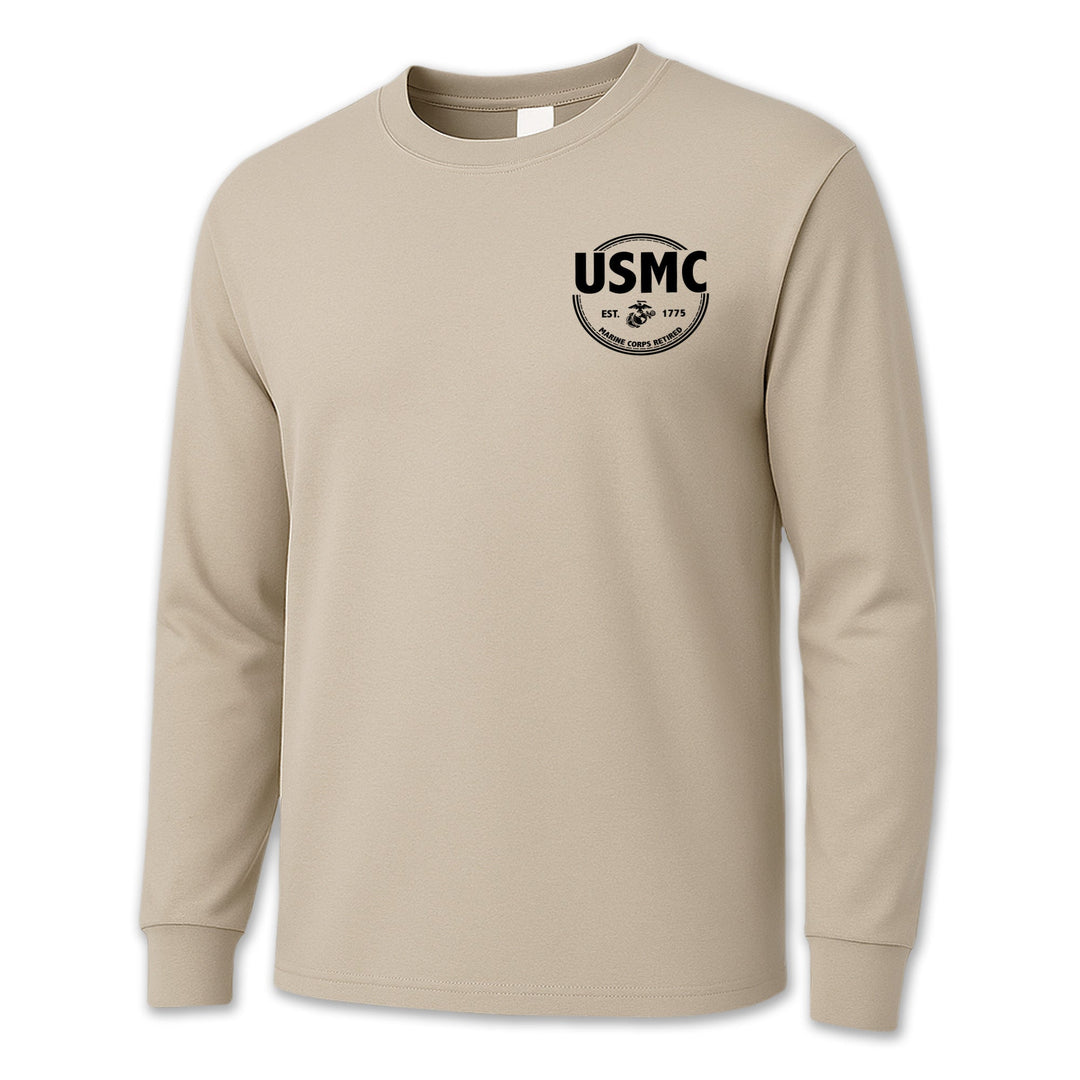 Marines Retired Long Sleeve T-Shirt
