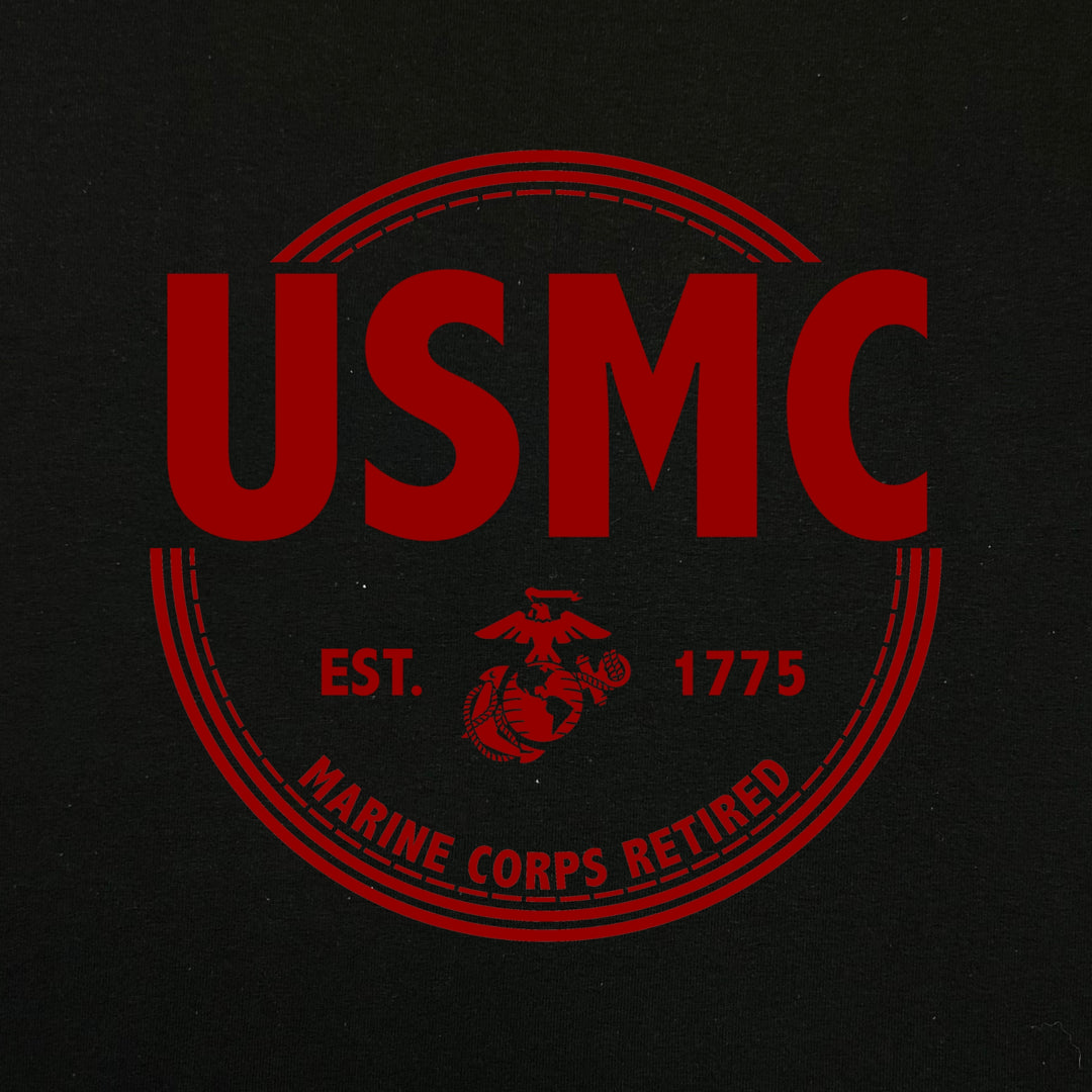 Marines Retired T-Shirt (black)