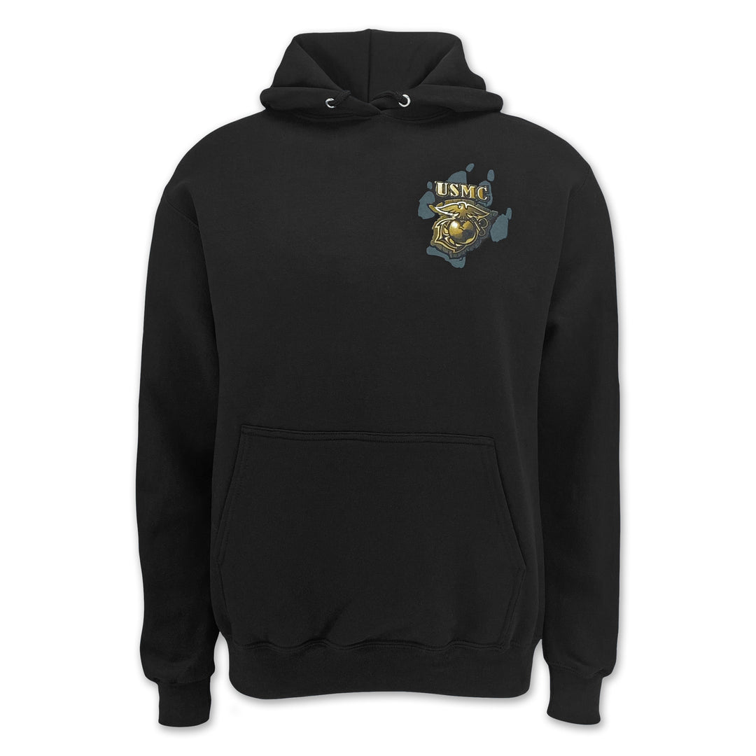 USMC Release The Dogs Of War Hood (Black)