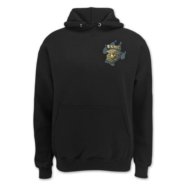 USMC Release The Dogs Of War Hood (Black)