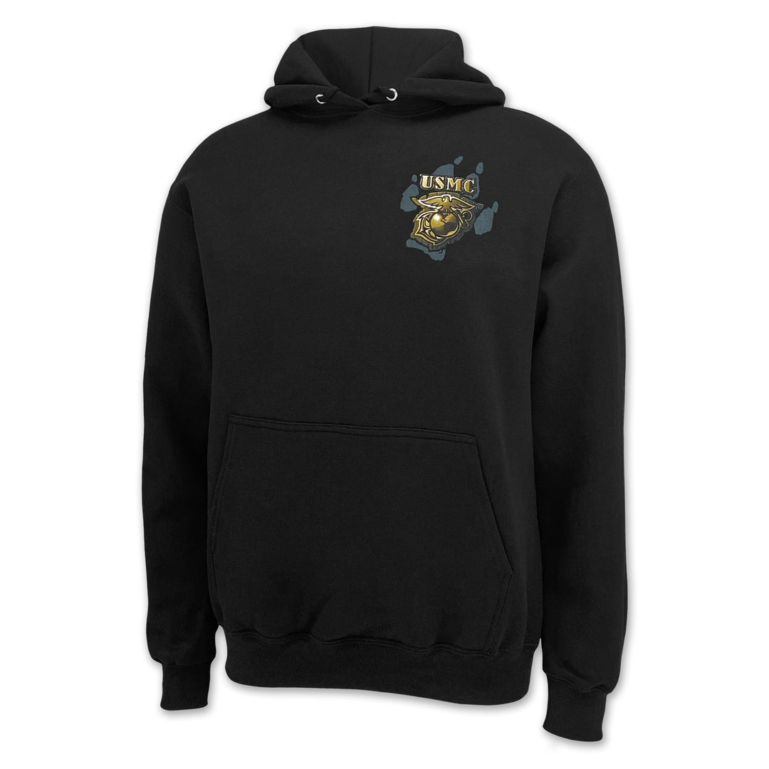 USMC Release The Dogs Of War Hood (Black)