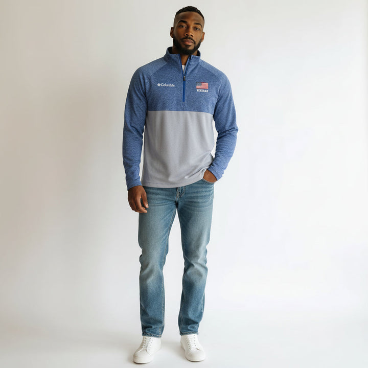 Veteran Columbia Rockin' It 1/4 Zip Pullover*