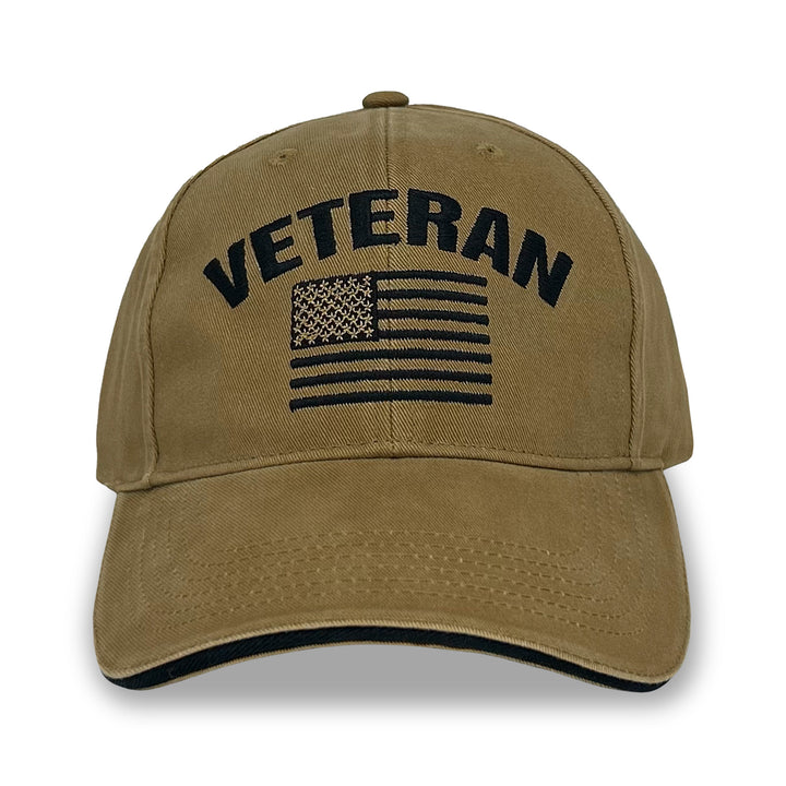Veteran Flag Hat (Coyote Brown)
