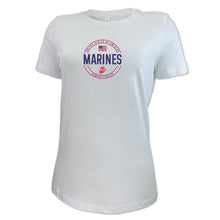 Load image into Gallery viewer, Marines Ladies Center Chest Circle Logo T-Shirt