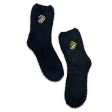 Load image into Gallery viewer, Marines EGA Ladies Cozy Socks (Black)