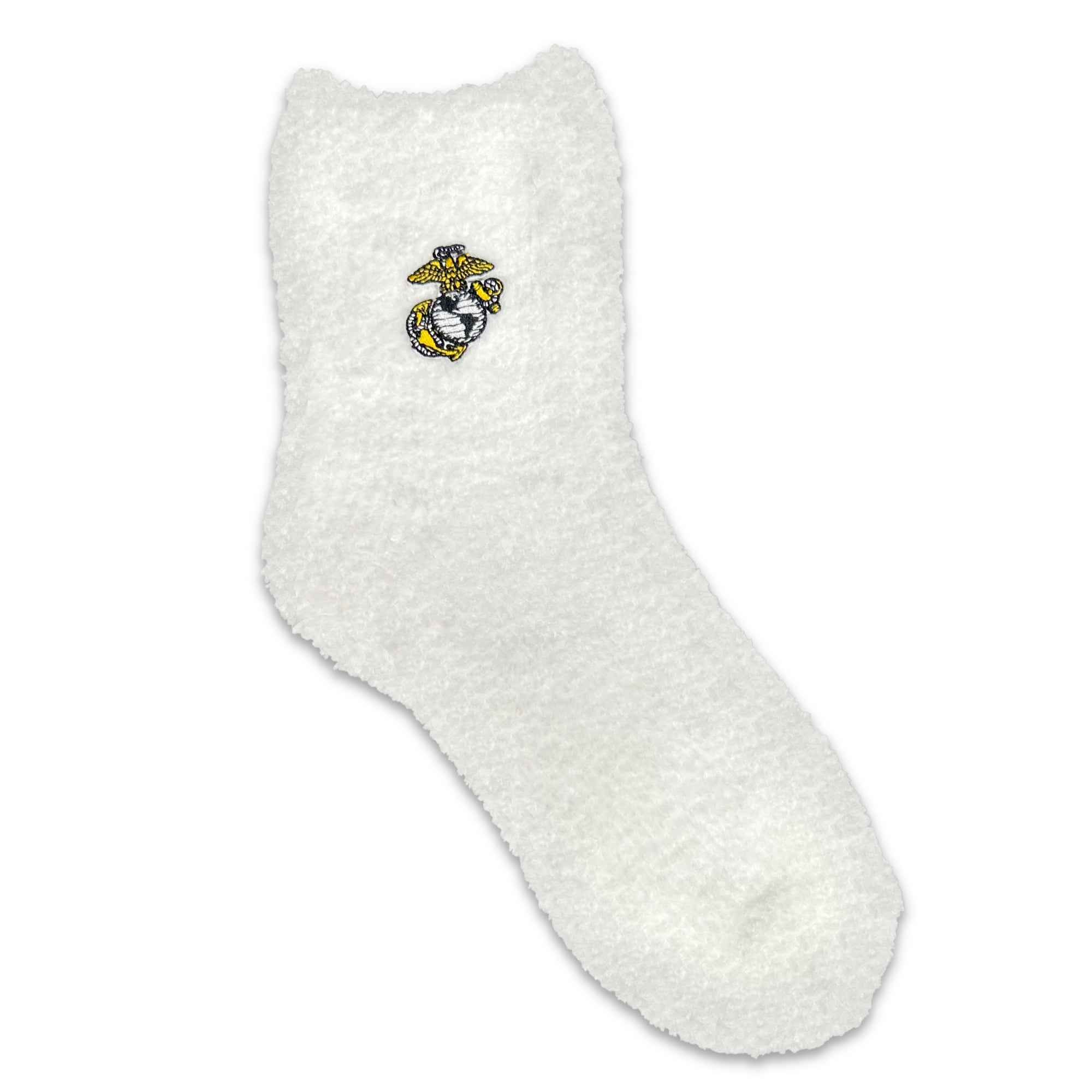 Marines EGA Ladies Cozy Socks (White)