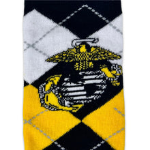 Load image into Gallery viewer, Marines EGA Dress Argyle Socks