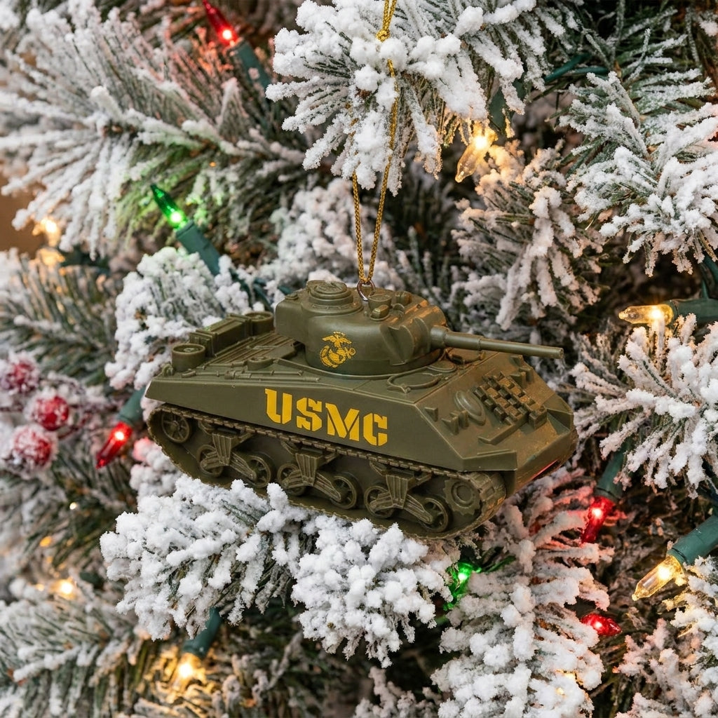 U.S. Marine Corps Tank Ornament