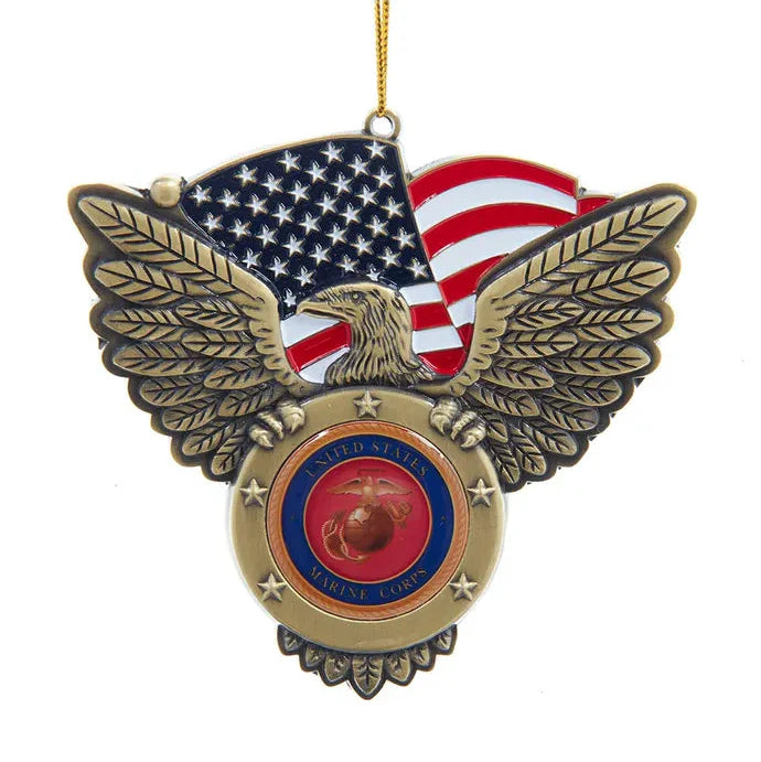 U.S. Marine Corps Eagle With Seal Ornament