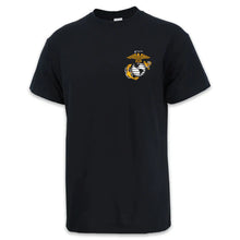 Load image into Gallery viewer, USMC EGA Logo T-Shirt (Black)