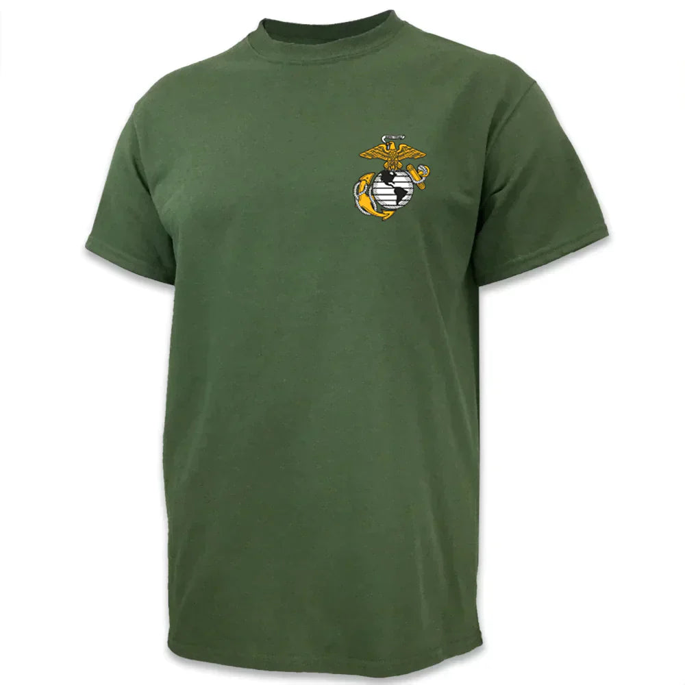 USMC EGA Logo T-Shirt (OD Green)