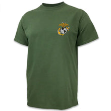 Load image into Gallery viewer, USMC EGA Logo T-Shirt (OD Green)
