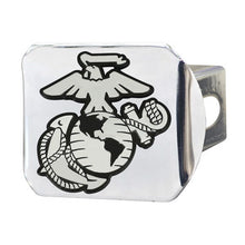 Load image into Gallery viewer, U.S. Marines Hitch Cover (Chrome)