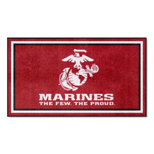 Load image into Gallery viewer, U.S. Marines 3&#39; X 5&#39; Plush Rug (Red)