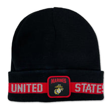 Load image into Gallery viewer, Marines Jacquard Stripe Beanie