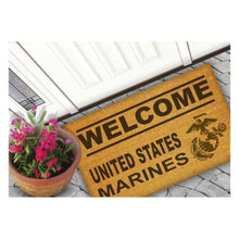 Load image into Gallery viewer, Marines EGA Welcome Doormat
