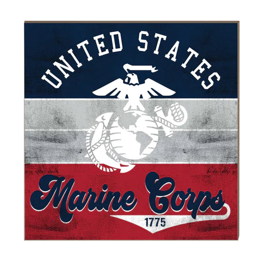 Marines EGA 10x10 Retro Multi Color Sign*