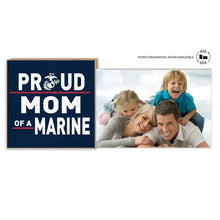 Load image into Gallery viewer, Marines Floating Picture Frame Military Proud Mom