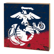 Load image into Gallery viewer, Marines EGA 5x5 Distressed Block