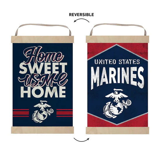 Marines Home Sweet Home Reversible Banner*