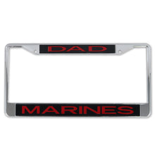 Load image into Gallery viewer, Marine Dad License Plate Frame