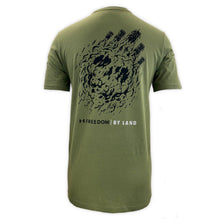 Load image into Gallery viewer, Under Armour Freedom By Land T-Shirt (OD Green)