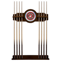 Load image into Gallery viewer, Marines EGA Solid Wood Cue Rack