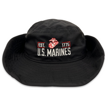 Load image into Gallery viewer, Marines Cool Fit Performance Boonie (Black)