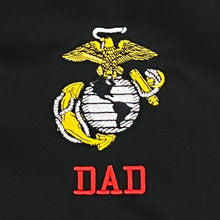 Load image into Gallery viewer, Marines Dad Polo (Black)