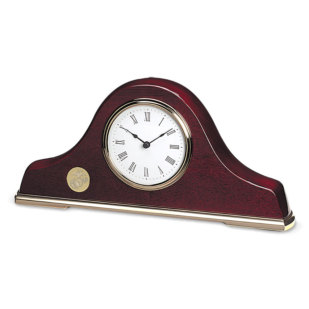 Marines EGA Napoleon III Mantle Clock (Gold)