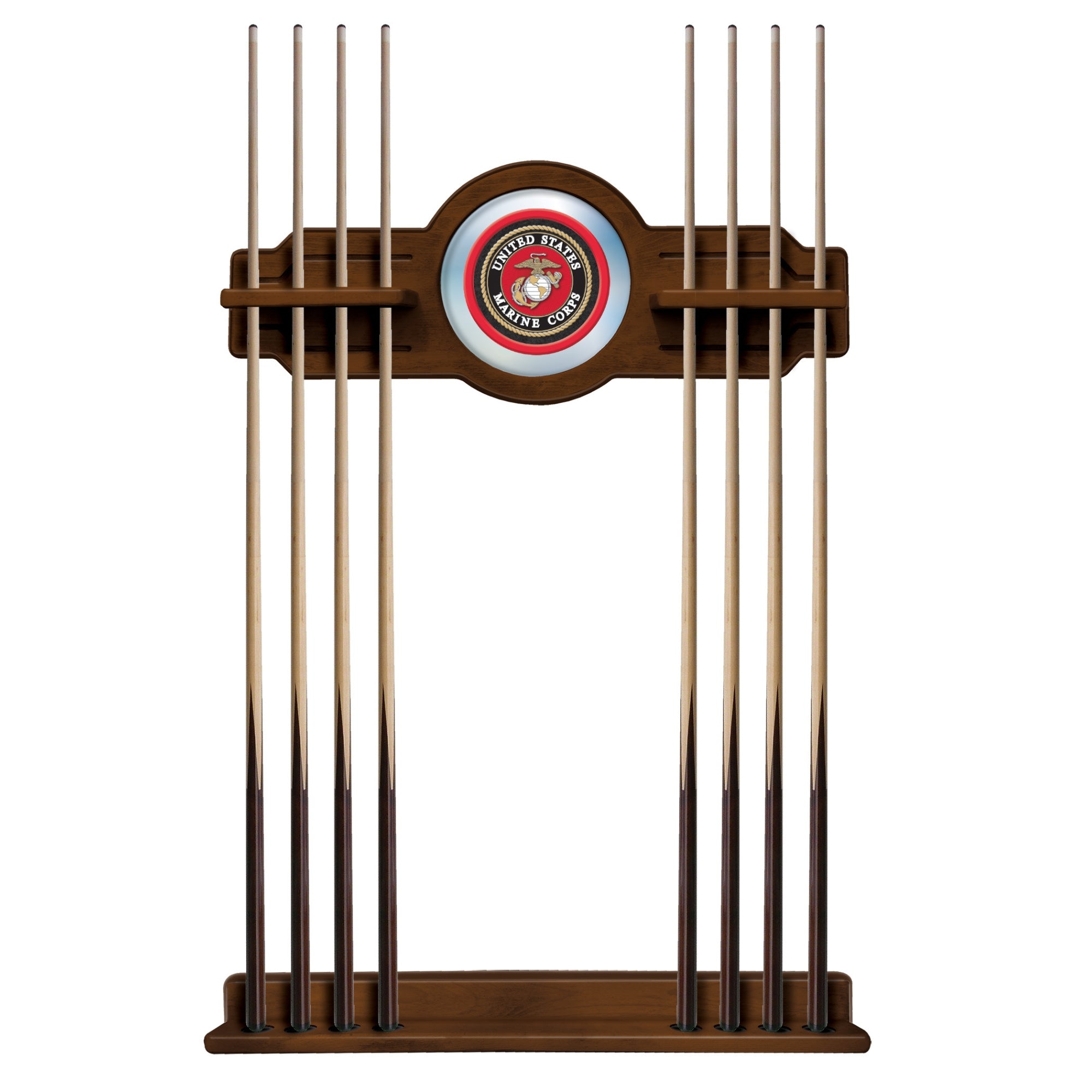 Marines EGA Solid Wood Cue Rack