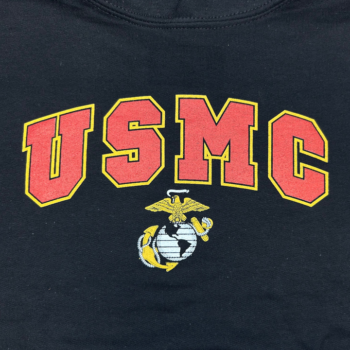 USMC Youth Arch EGA Hood (Black)